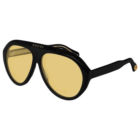 gucci yellow lens glasses|Gucci Sunglasses for Women .